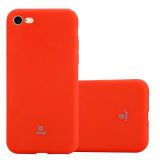 Etui do iPhone SE/8/7 Crong Soft Skin Cover - Czerwone