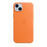 Etui do iPhone 14 Plus Apple Leather Case - pomarańczowy