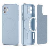 Etui do iPhone 12/12 Pro TECH-PROTECT Icon MagSafe - Błękitne