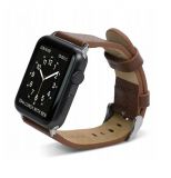Pasek do Apple Watch 45/49 mm X-doria Lux Band - brązowy