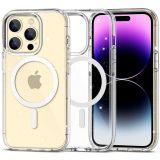 Etui do iPhone 15 Pro Max Tech-Protect Glitter MagSafe - Przeźroczyste