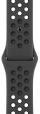 Apple Pasek silikonowy 38/40/41/42 mm w kolorze czarnym Nike