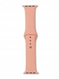 Pasek Apple Watch 44/45mm eStuff Silicone - różowy