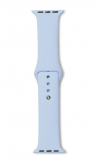 Pasek Apple Watch 44/45mm eStuff Silicone - błękitny