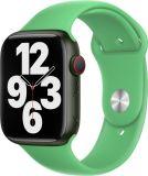 Pasek do Apple Watch 45mm Silicone - Bright Green