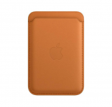 Apple skórzany portfel z MagSafe - złocisty brąz