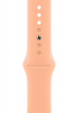 Apple Pasek 44 silikonowy w kolorze Cantaloupe - pomarańczowy