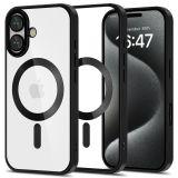 Etui do iPhone 16 Tech-Protect MagFlex MagSafe satin black - przezroczysty