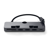Przejściówka Satechi Type-C Clamp Hub Pro Space Grey do iMac - srebrny