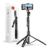 Aluminiowy selfie stick Bluetooth tripod Crong SelfieGo Ultra czarny