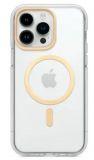 Etui do iPhone 14 Tech21 Evo Gold/Clear MagSafe - przezroczyste