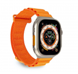 Pasek do Apple Watch 44/45mm Puro Extreme nylon - pomarańczowy