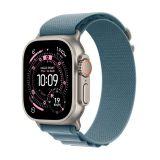 Apple Watch Ultra 3 tytan z opaską Alpine w kolorze jasnoniebieskim L
