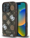 Etui do iPhone 16 Pro Guess Peony On 4G MagSage brown