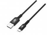 Kabel USB - USB-C TB 1m silikonowy - czarny