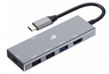 Przejściówka TB USB-C HUB 7w1 HDMI, USBx3, USB-C, SD/TF