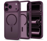 Etui do iPhone 18/17 Pro Max Tech-Protect MagMat CC MagSafe matowy burgund