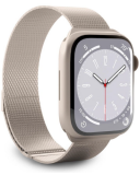 Pasek do Apple Watch 42/44/45mm Puro Milanese Magnetic Band szampański