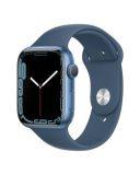 Apple Watch S7 45mm GPS w kolorze niebieskim - pasek sportowy w kolorze błękitnej toni