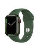Apple Watch S7 41mm GPS + Cellular w kolorze zielonym - pasek sportowy w kolorze koniczyny