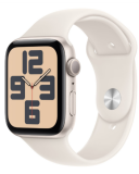 Apple Watch SE2 40mm aluminium w kolorze księżycowej poświaty z paskiem sportowym w kolorze księżycowej poświaty M/L