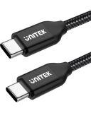 Kabel Unitek USB-C 2m 100W Charging Data czarny