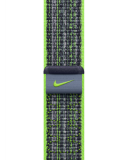 Apple Pasek 41 silikonowy Nike+ w kolorze Green/Blue