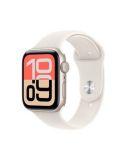 Apple Watch SE 3 40mm GPS + Cellular Aluminium w kolorze Księżycowej poświaty z Paskiem sportowym w kolorze Księżycowej poświaty - S/M