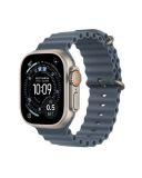 Apple Watch Ultra 3 tytan z paskiem Ocean w kolorze marynarskiego granatu