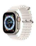 Apple Watch Ultra 49mm + Cellular tytan z paskiem Ocean w kolorze białym