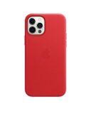 Etui do iPhone 12/12 Pro Apple Leather Case z MagSafe - czerwone
