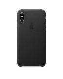 Etui do iPhone Xs Max Apple Leather - czarne
