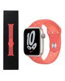 Apple Pasek silikonowy Nike 44/45 mm w kolorze czerwonym
