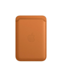 Apple skórzany portfel z MagSafe - złocisty brąz