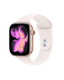 Apple Watch S11 46mm aluminium w kolorze różowe złoto z paskiem sportowym w kolorze łagodny róż S/M