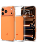 Etui do iPhone 17 Pro Spigen Ultra Hybrid T MagSafe - przeźroczysty/pomarańczowy