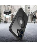 Etui do iPhone 16 Tech-Protect MagMat MagSafe black clear - przezroczyste