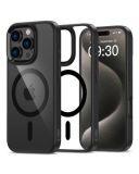 Etui do iPhone 16 Pro Tech-Protect MagMat MagSafe black clear - przezroczyste