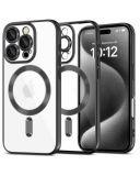 Etui do iPhone 16 Pro Max Tech-Protect MagFlex MagSafe shiny black - przezroczyste