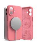 Etui do iPhone 16 Ringke Silicone MagSafe pink - różowe