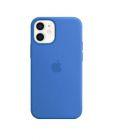 Etui do iPhone 12 mini Apple Silicone Case z MagSafe - adriatycki błękit
