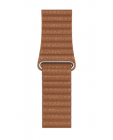 Pasek do Apple Watch 45mm Skórzany Rozmiar M - brązowy