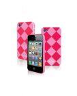 Etui do iPhone 4/4s PURO Rhomby Cover - różowe
